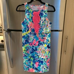 Playful, cotton shift dress